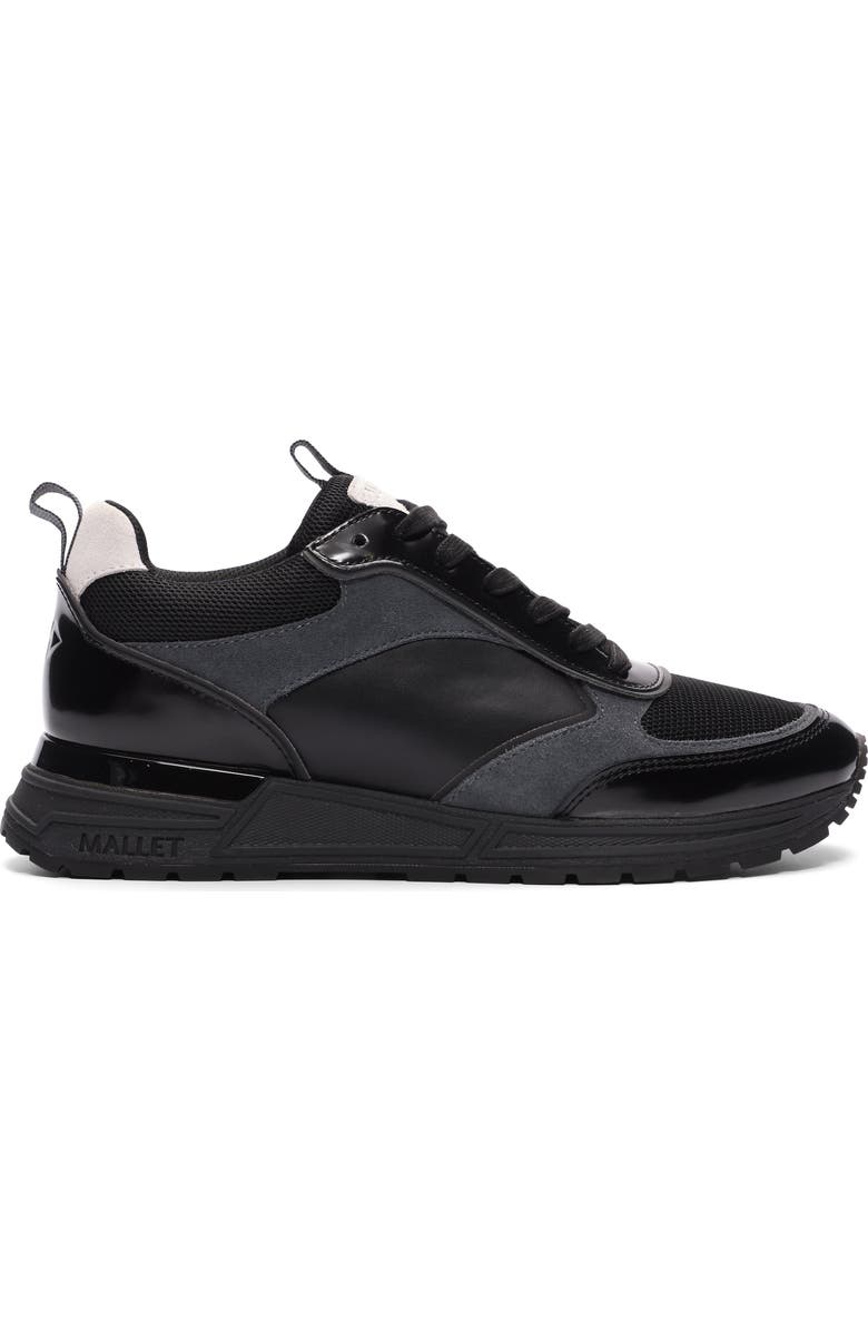 MALLET Bethnal Sneakers, Main, color, Black Grey