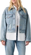 Levi's Loose Crop Denim Trucker Jacket