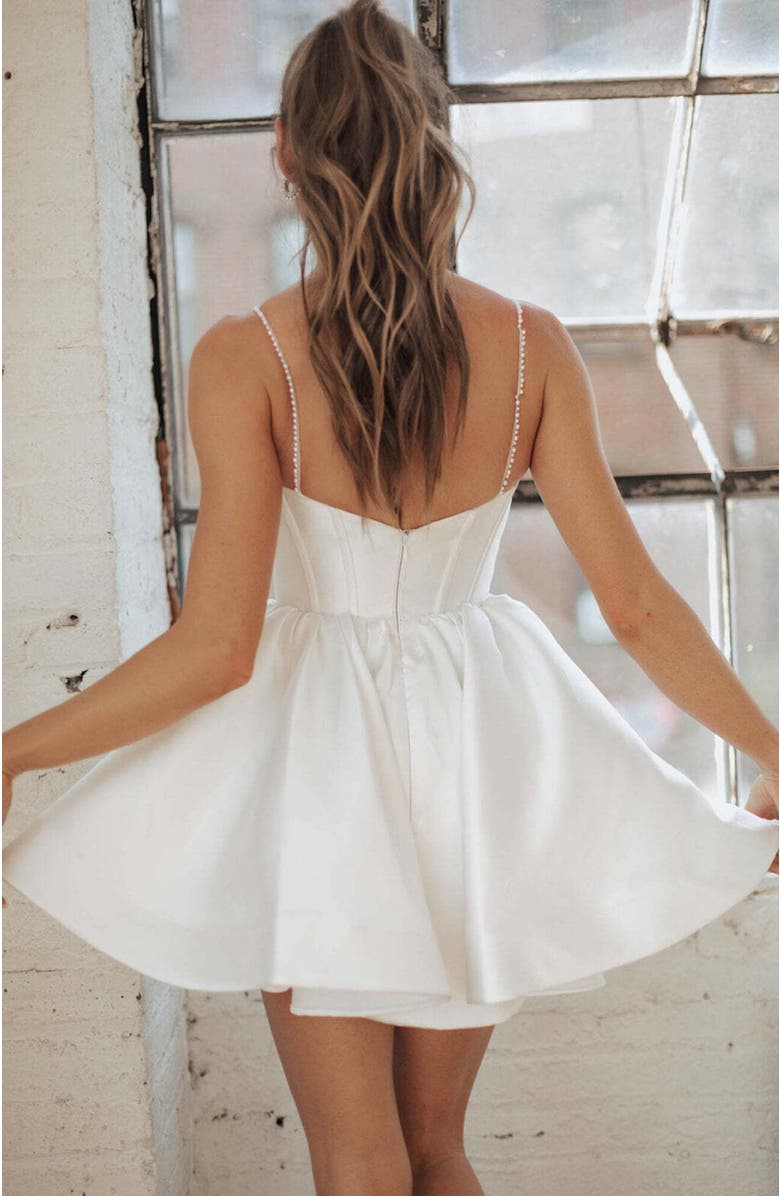 Untamed Petals Aleka Mini Dress, Alternate, color, Ivory