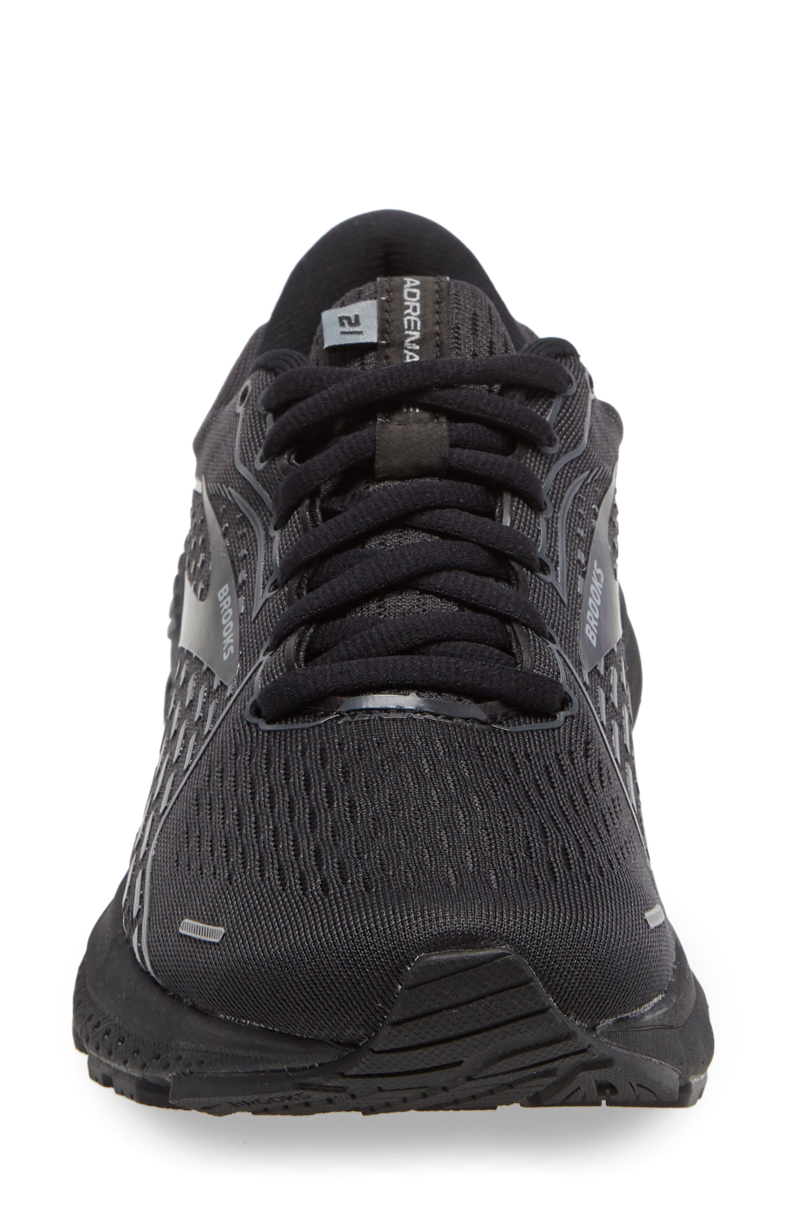 Adrenaline GTS 21 Running Shoe, Alternate, color, BLACK/ BLACK/ EBONY
