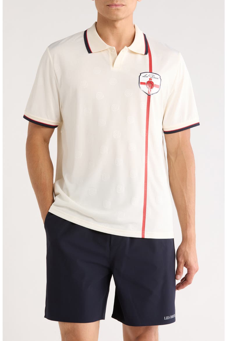 England Johnny Collar Football Jersey, Main, color, LIGHT IVORY