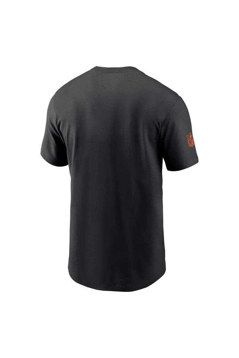 Men's Nike Black Cincinnati Bengals Sideline Performance T-Shirt, Alternate, color, Black