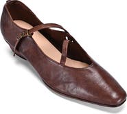 OLD TREND Ribbon Genuine Leather Elegant Strap Mary Jane Heel