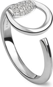 Gucci Horsebit Pavé Diamond Ring