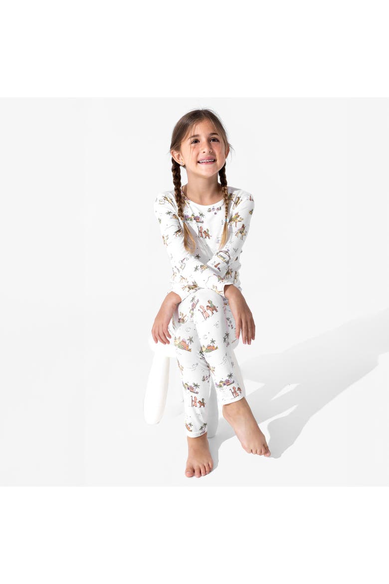 Kids' Yuletide Set of 2 Piece Pajamas, Alternate, color, Yuletide