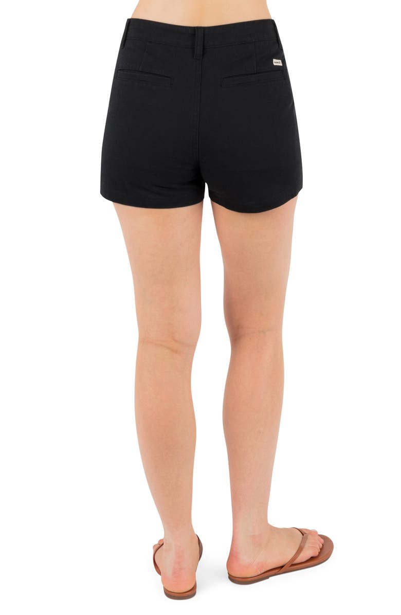 Hurley Horizon Patch Pocket Shorts, Alternate, color, Black
