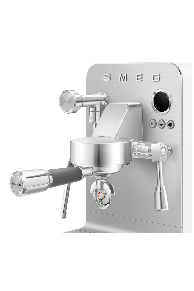 Semi-Professional Espresso Coffee Machine, Alternate, color, MATTE WHITE