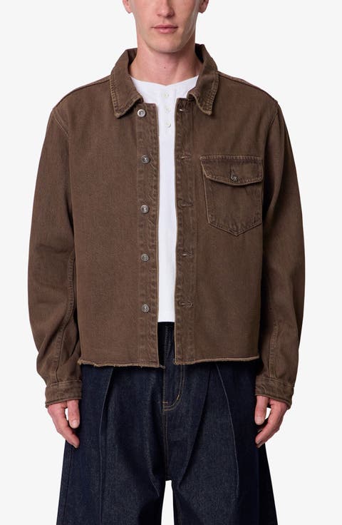 Raw Hem Denim Jacket