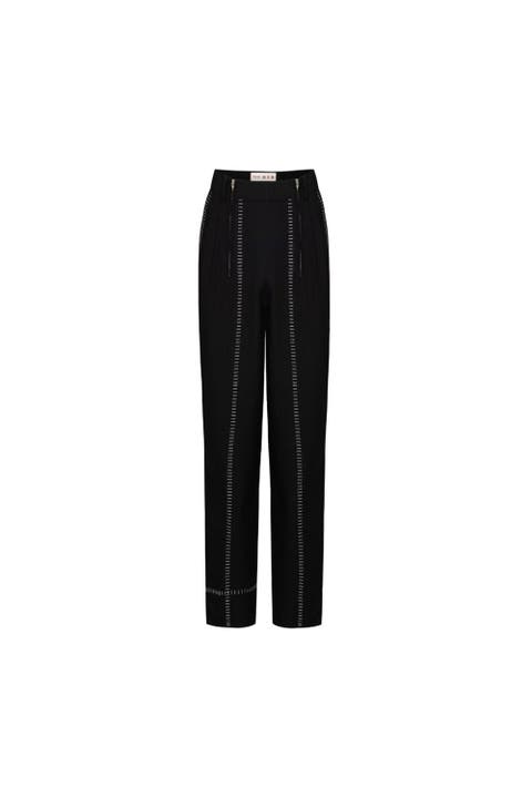 Daydreamers Striped Two Zipped Pant