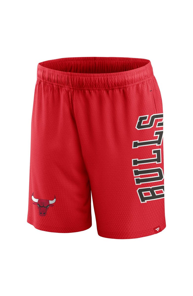 FANATICS Men's Fanatics Branded Red Chicago Bulls Post Up Mesh Shorts, Alternate, color, Red