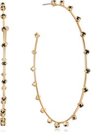 Ettika Large Sparkle Hoop Earrings