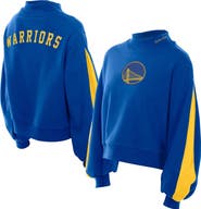 New Era Women's New Era Royal Golden State Warriors Sport Night Balloon Sleeves Sweatshirt