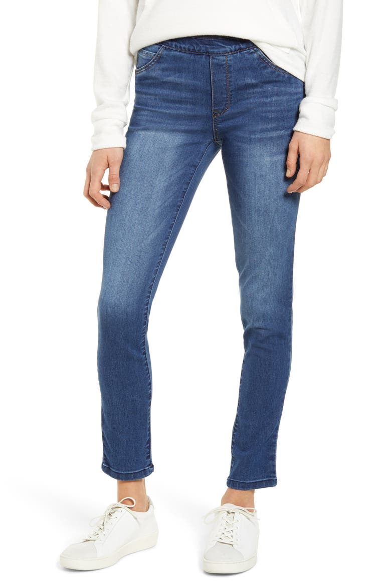 'Ab'Solution Glider Jeggings (Nordstrom Exclusive), Main, color, BL-BLUE