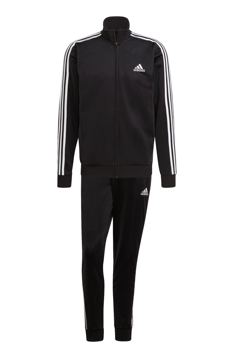 adidas Essentials 3-Stripes Track Jacket & Pants Set, Main, color,