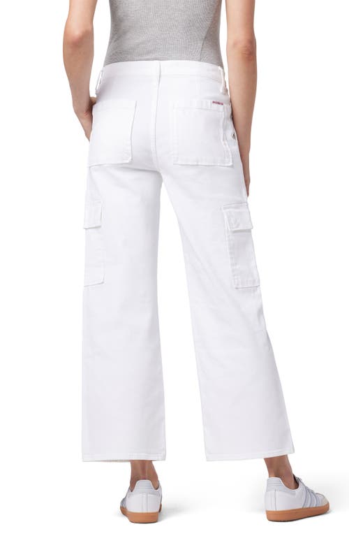 Hudson Jeans Rosalie High Waist Crop Wide Leg Jeans In White