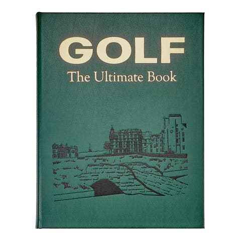 Golf The Ultimate Book Leather Coffee Table Book