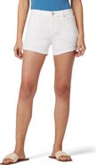 Hudson Jeans Gemma Mid Rise Raw Hem Cutoff Denim Shorts
