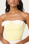 ASTR the Label Bow Detail Tube Top