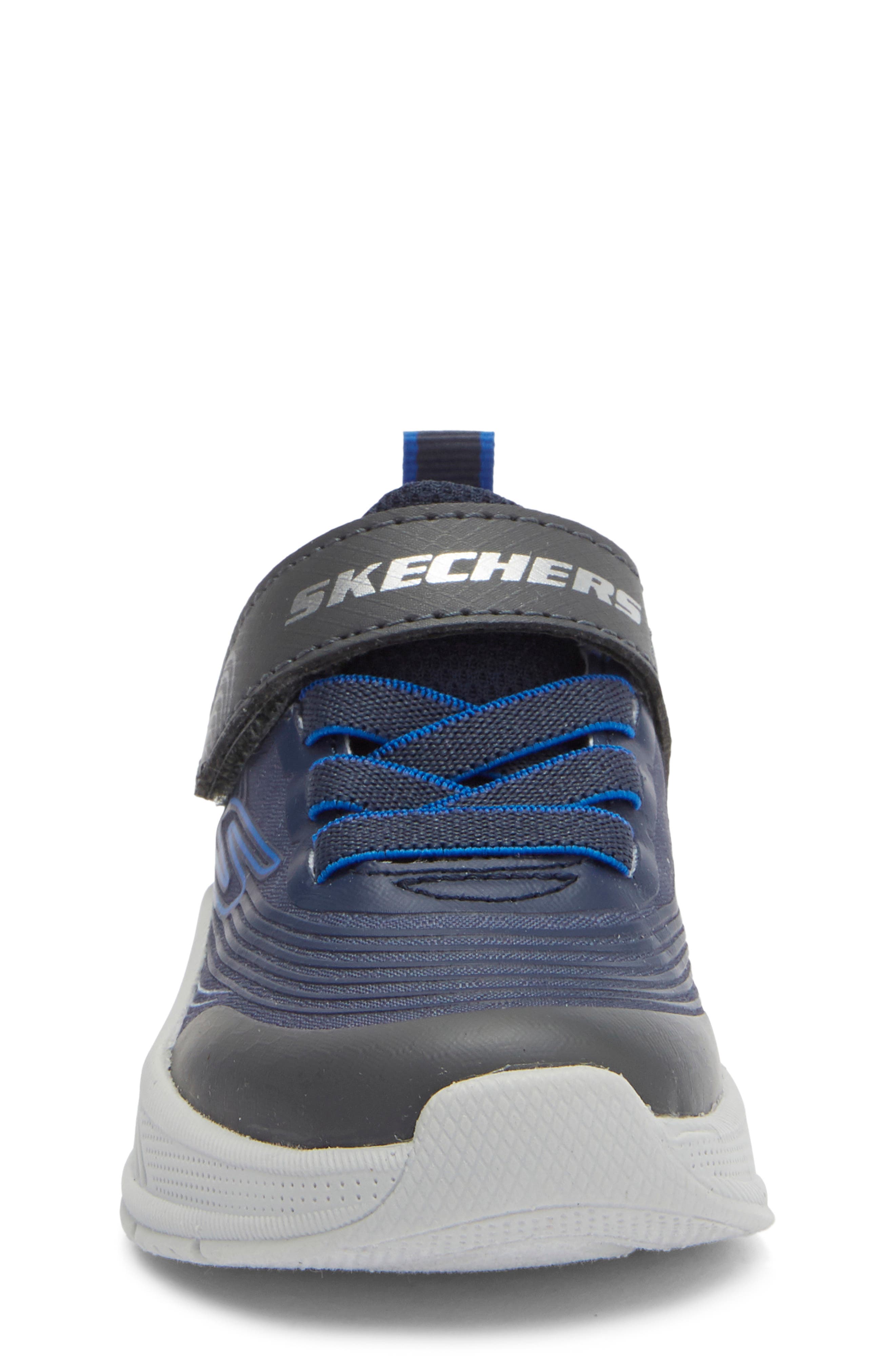 SKECHERS Kids' Microspec Advance Sneaker, Alternate, color, Navy Blue