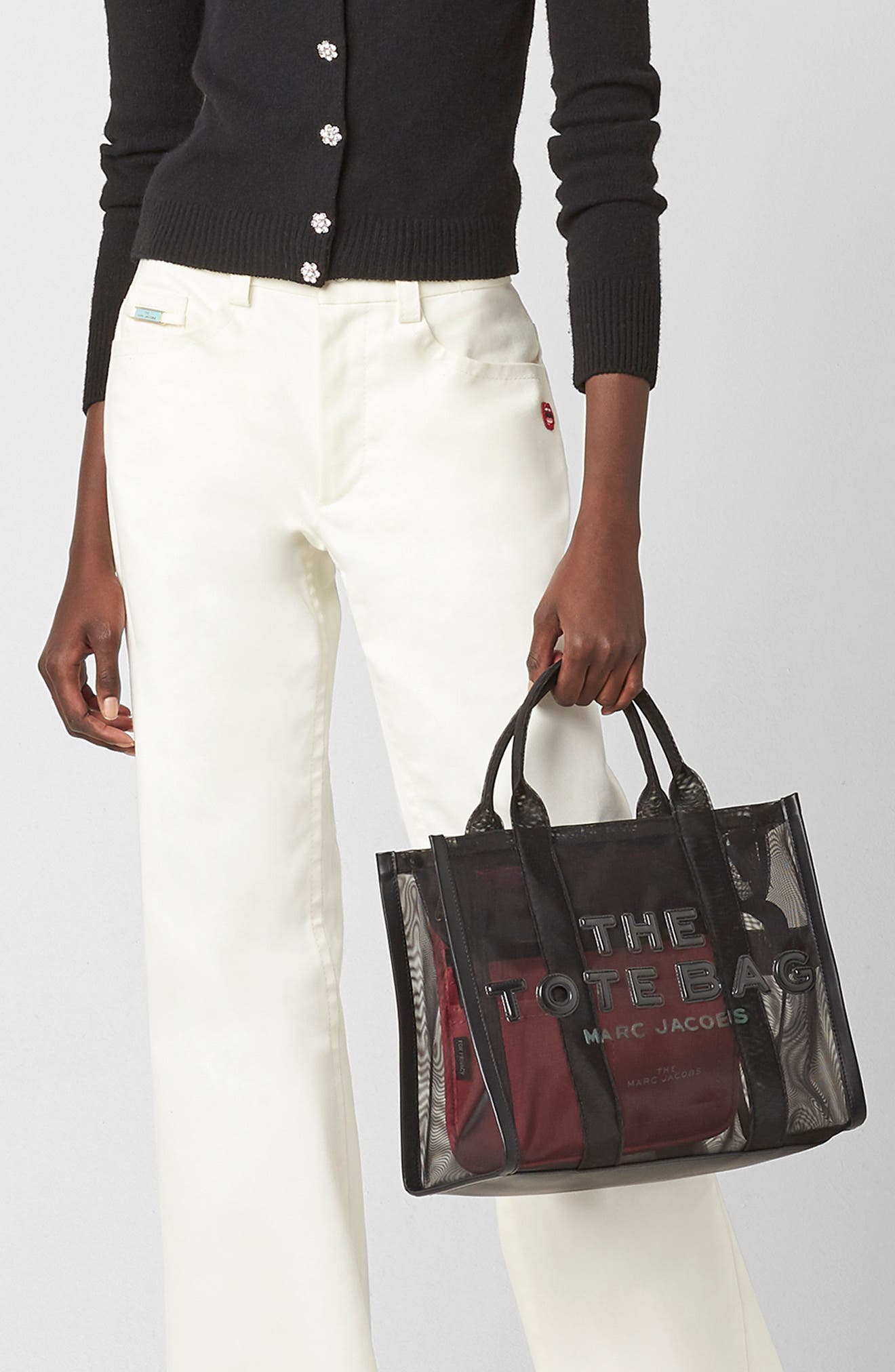 Marc Jacobs The Medium Mesh Tote Bag, Alternate, color, 