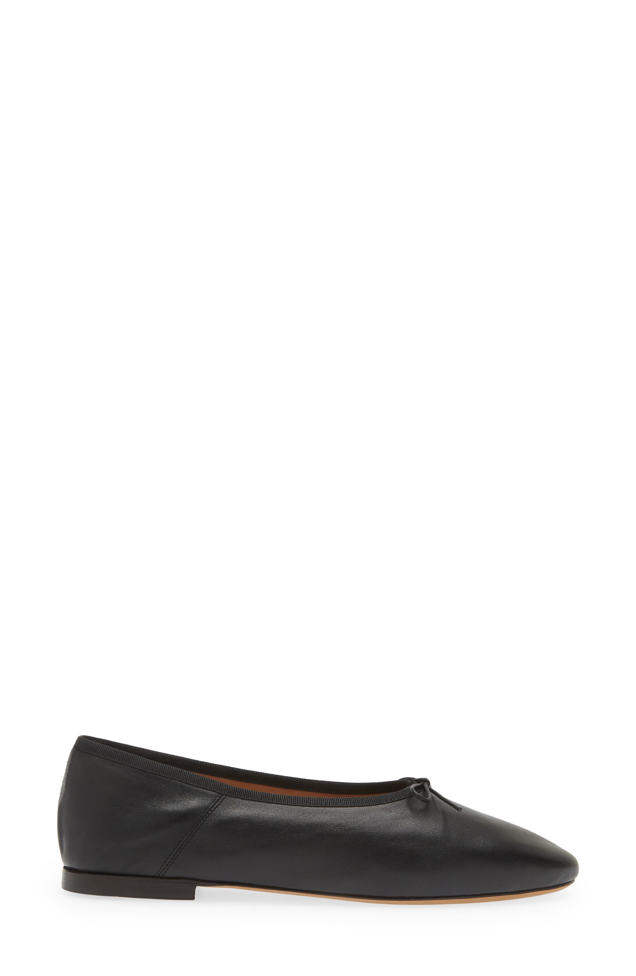 Mansur Gavriel Dream Ballerina Flat, Alternate, color, Black/ Black