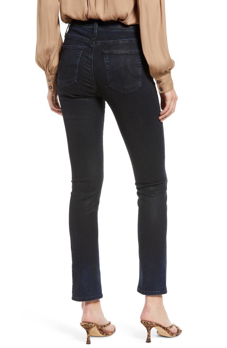 AG Mari High Waist Stretch Slim Straight Leg Jeans, Alternate, color, 