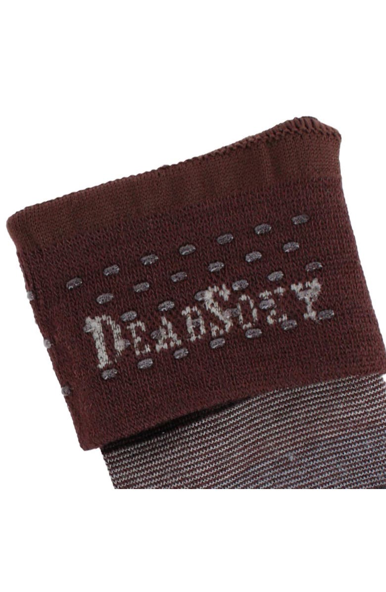 DeadSoxy Men's Thick Stripe Mid-Calf Premium Novelty Dress Socks, Alternate, color, Multiple