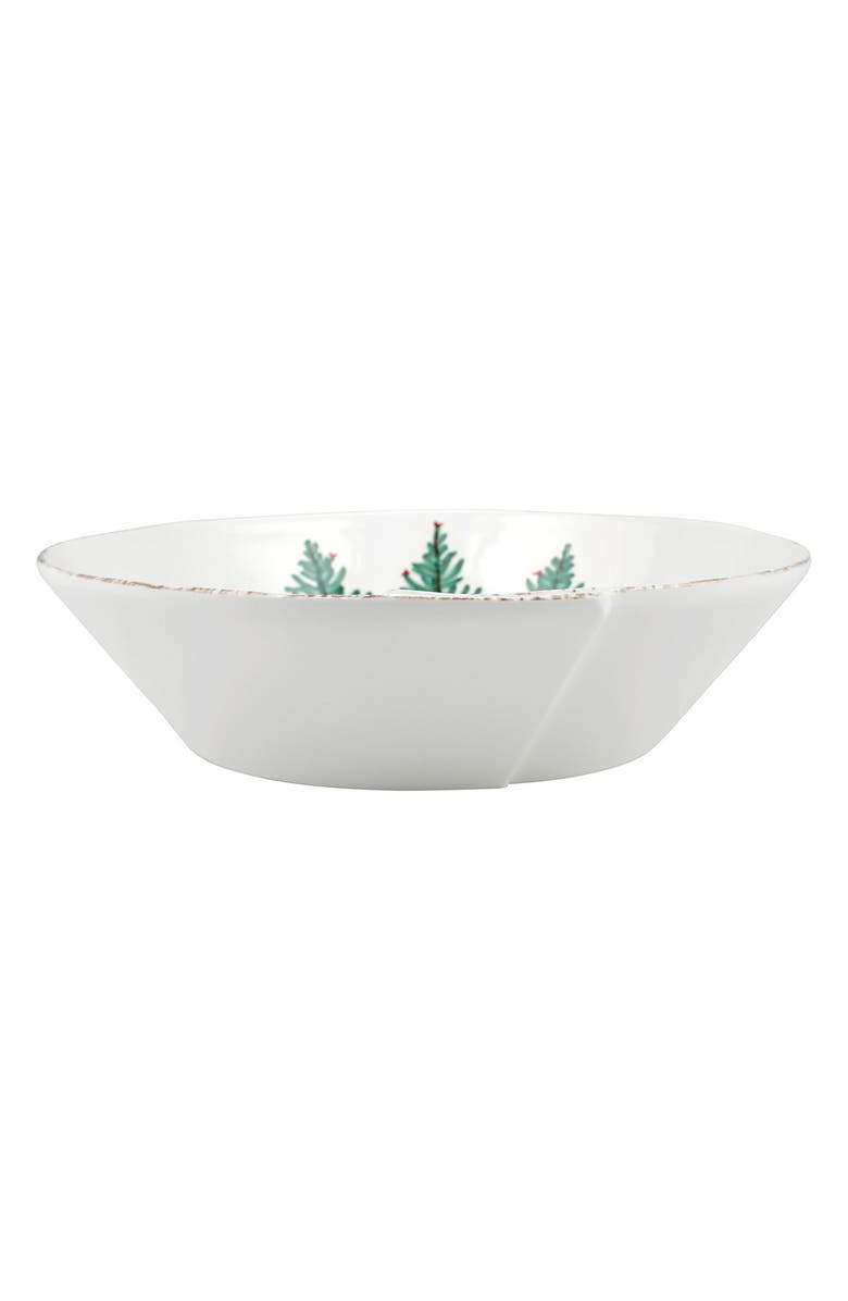 VIETRI Melamine Lastra Holiday Large Shallow Serving Bowl, Alternate, color, 