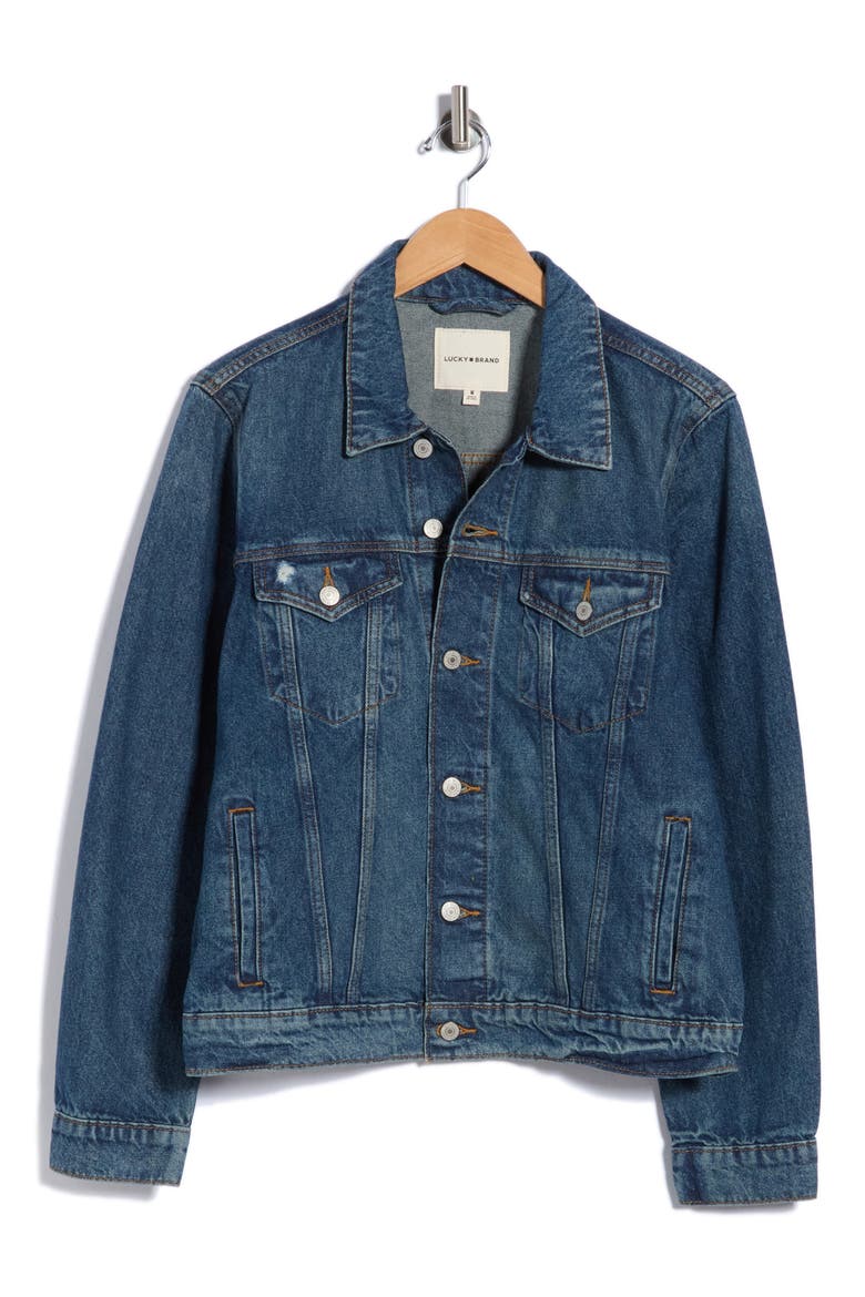 Trucker Jacket, Main, color, PROVIDENCE