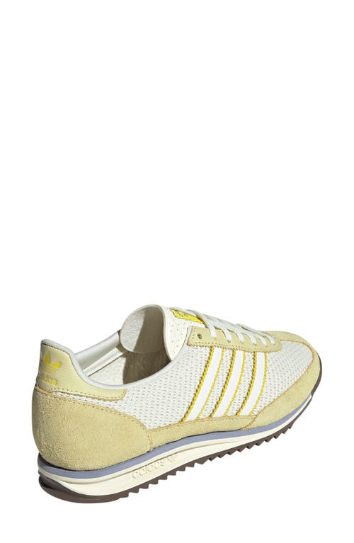 Adidas Originals Sl 72 Og Suede And Leather-trimmed Mesh Sneakers In Yellow