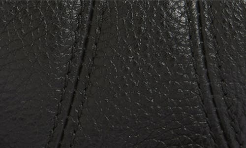 Lemaire Croissant Leather Crossbody Coin Purse In Black
