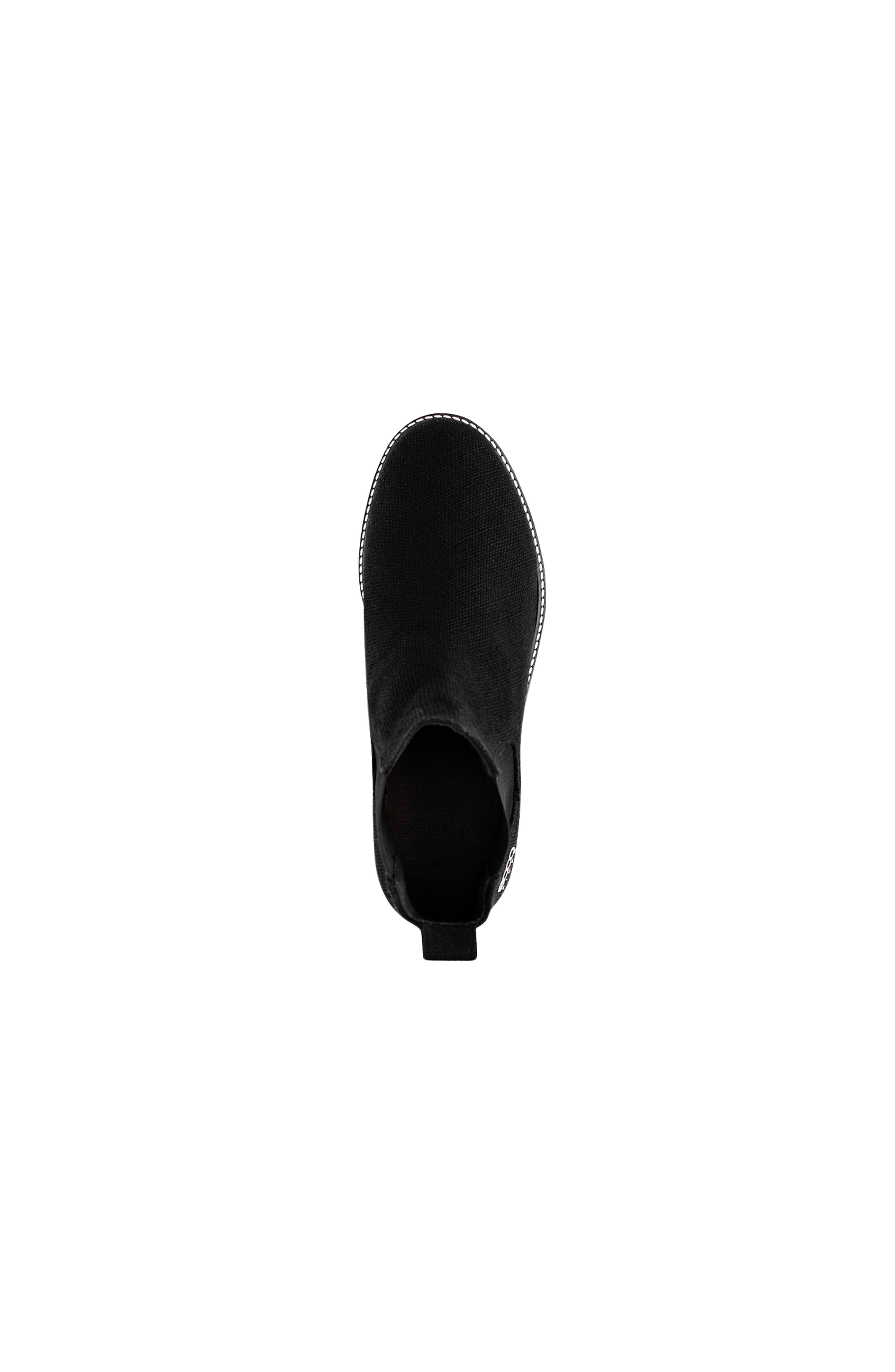 8000Kicks The Crossover Hemp Chelsea Boots, Alternate, color, Black
