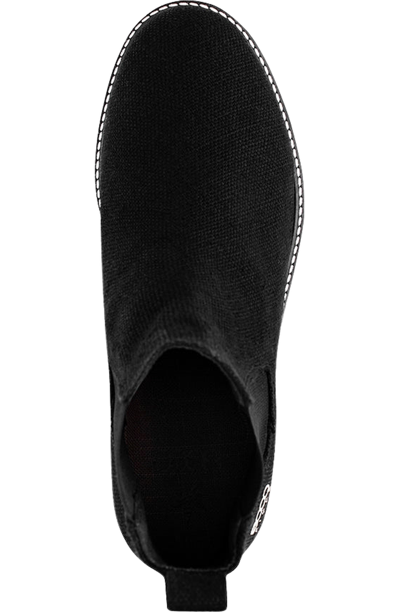 8000Kicks The Crossover Hemp Chelsea Boots, Alternate, color, Black