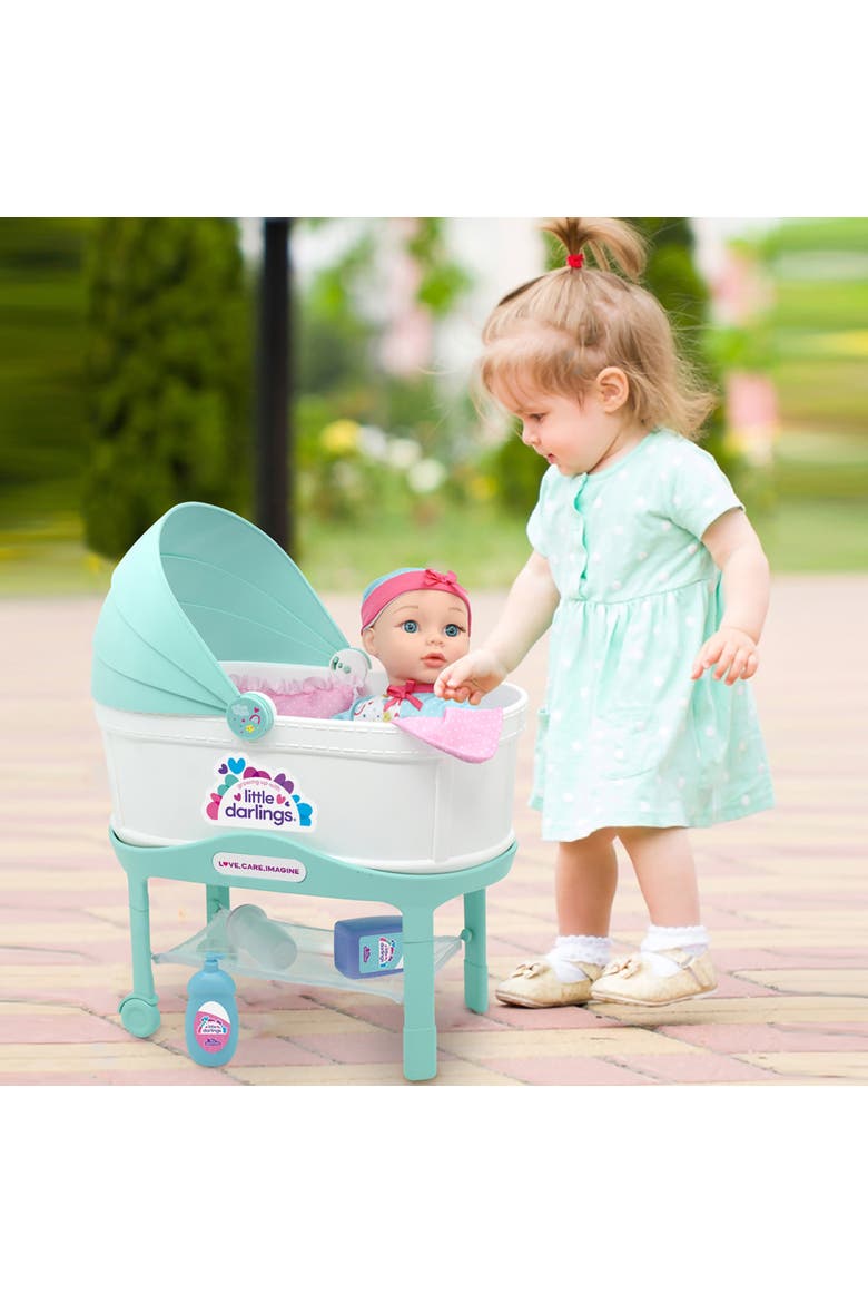 12" Bassinet Baby Doll Set, Alternate, color, Multicolored