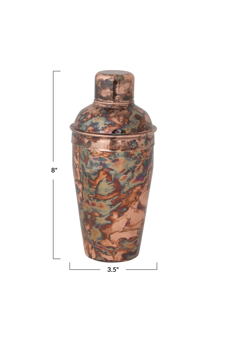Cocktail Shaker, Alternate, color, Copper