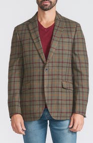 SAVILE ROW CO Windowpane Sport Coat