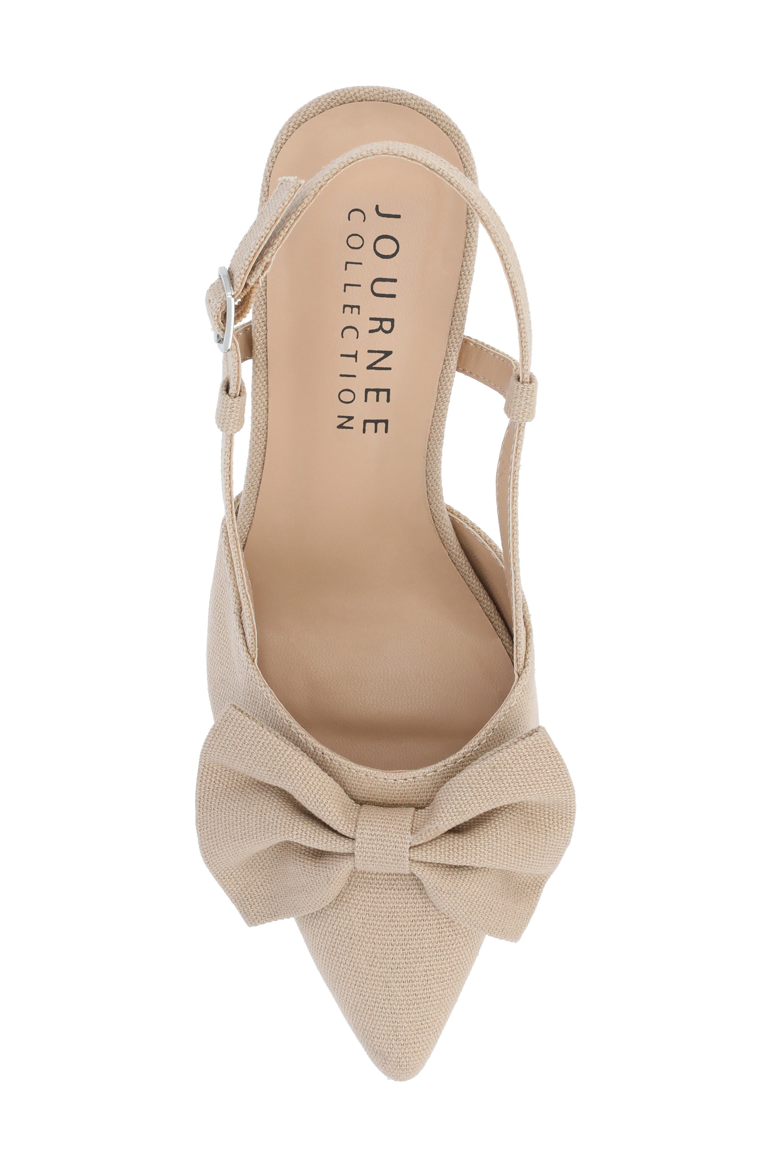 Journee Collection Tailynn Slingback Pump, Alternate, color, Tan
