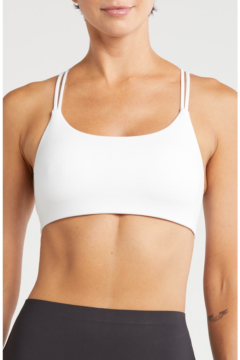 Camilla Sports Bra, Main, color, WHITE