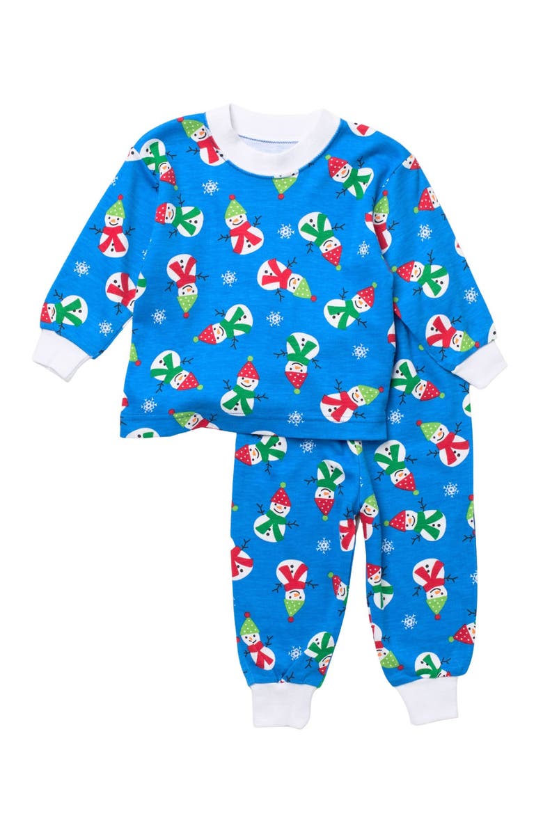Sara’s Prints Printed Pajamas, Main, color, 