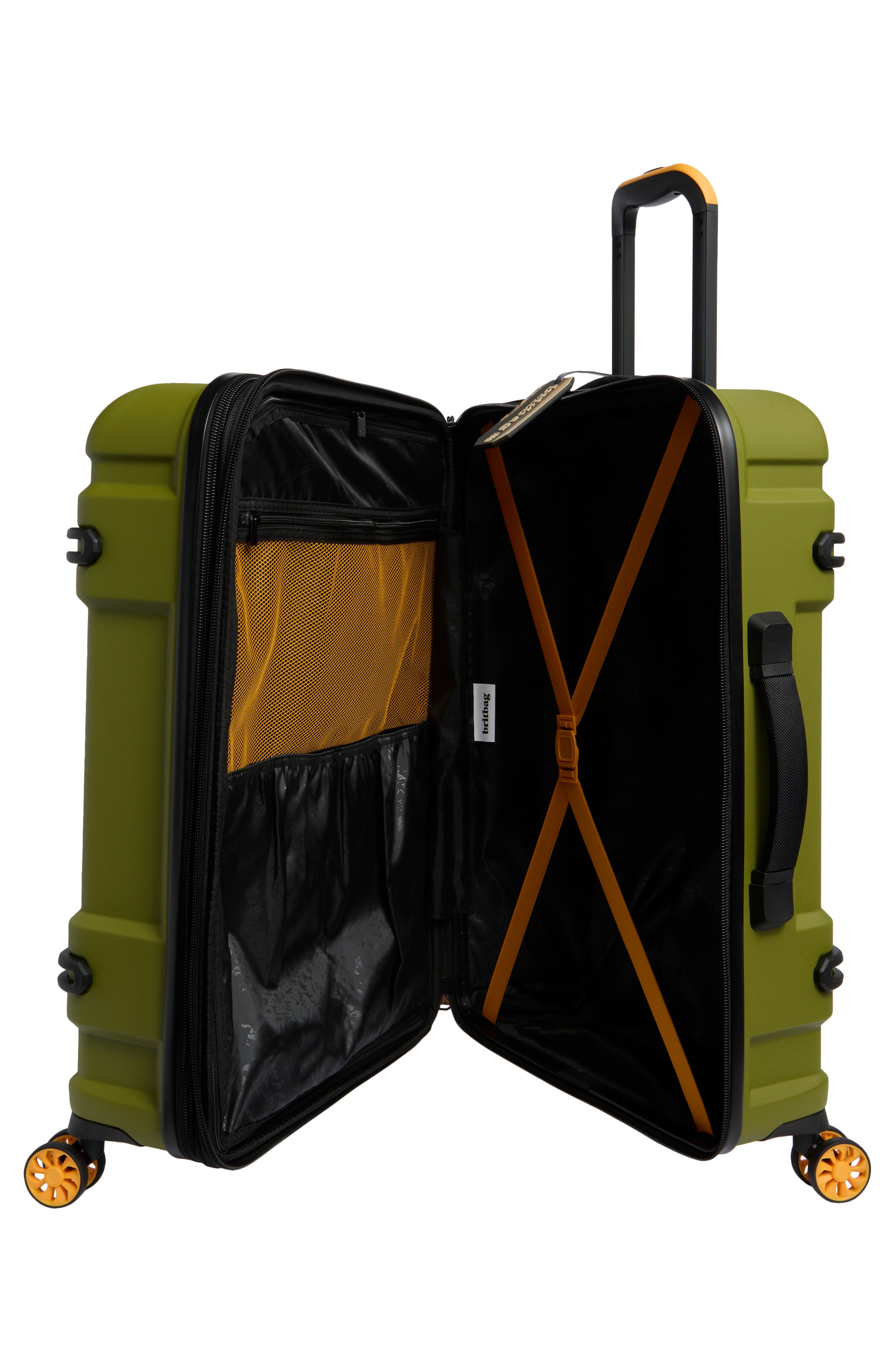 Britbag Shielding 27-Inch Hardside Spinner Luggage, Alternate, color, Guacamole