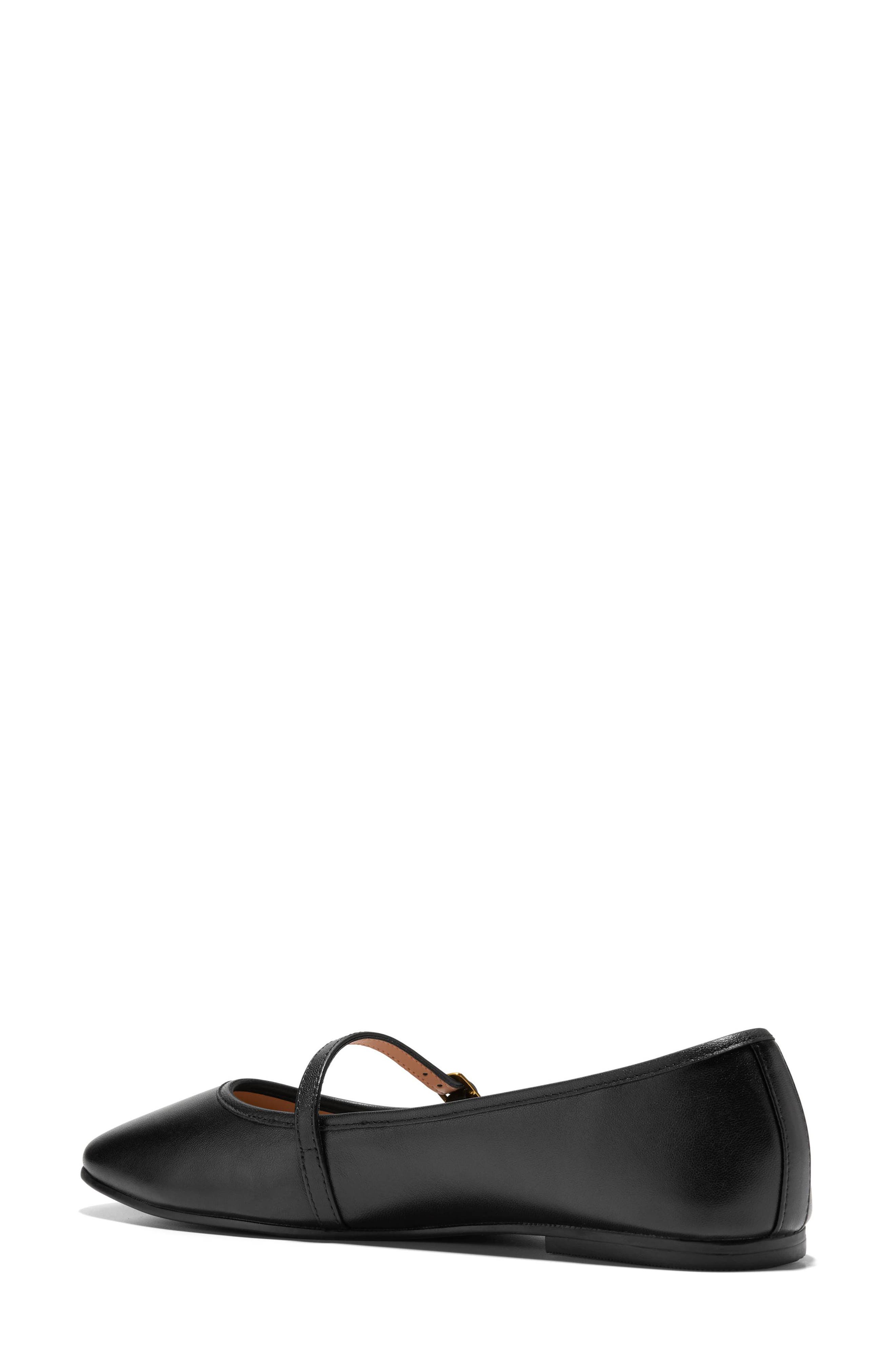 Cole Haan Yelena Mary Jane Flat, Alternate, color, Black Ltr