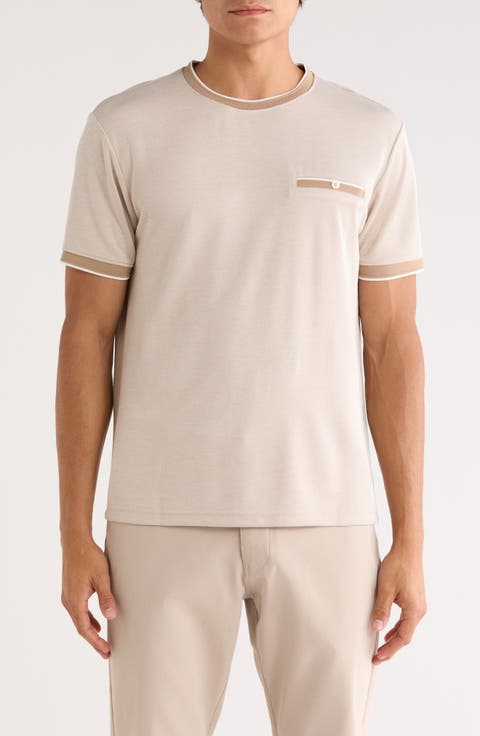 Contrast Tipping Short Sleeve T-Shirt