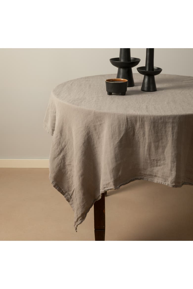 Maria Table Cloth, Alternate, color, Dusk grey