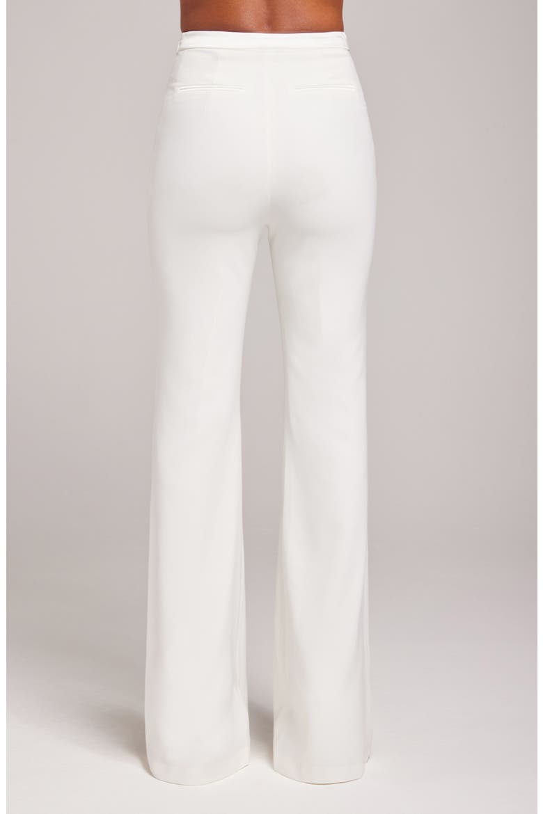 Pintuck Pleat Wide Leg Pants, Alternate, color, WHITE