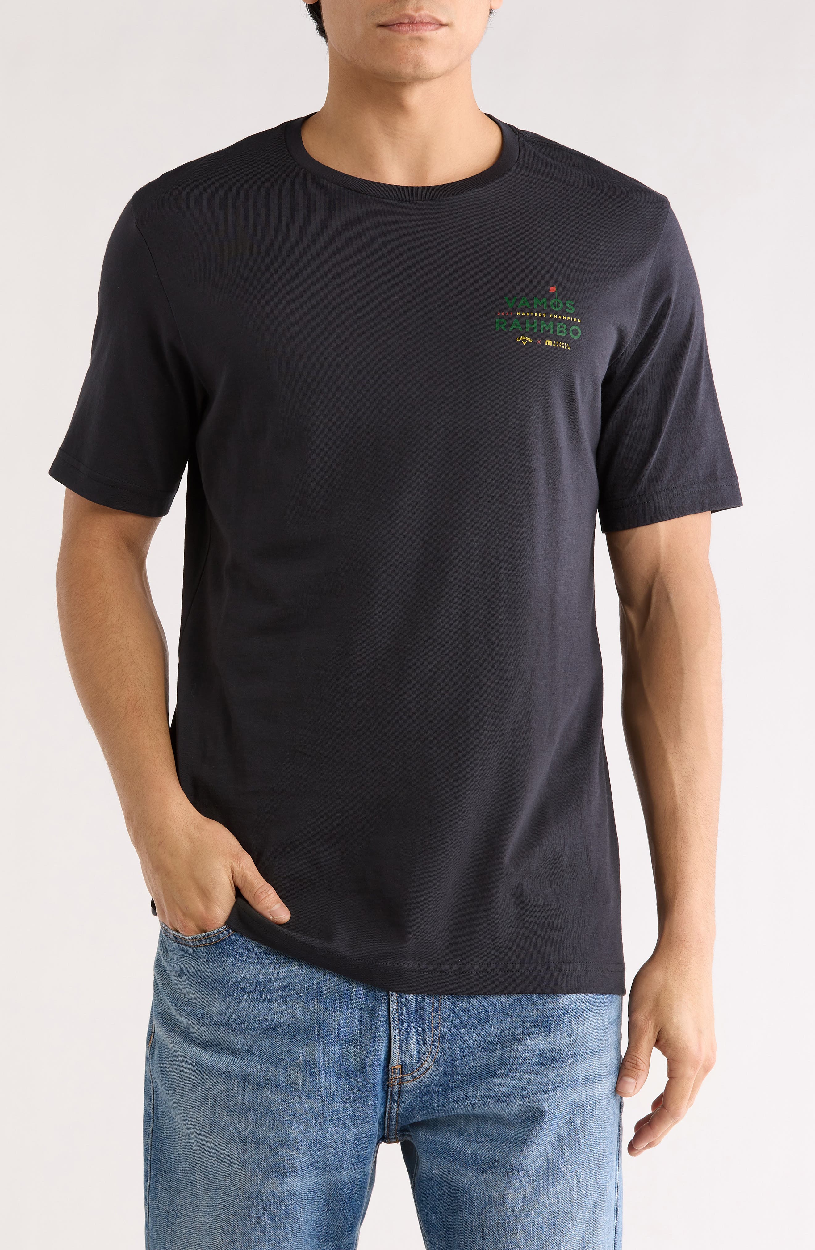 TravisMathew Vamos Rahmbo Callaway 2023 Masters Champion T-Shirt
