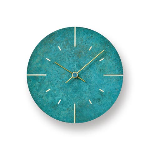 Orb Cast Brass Clock