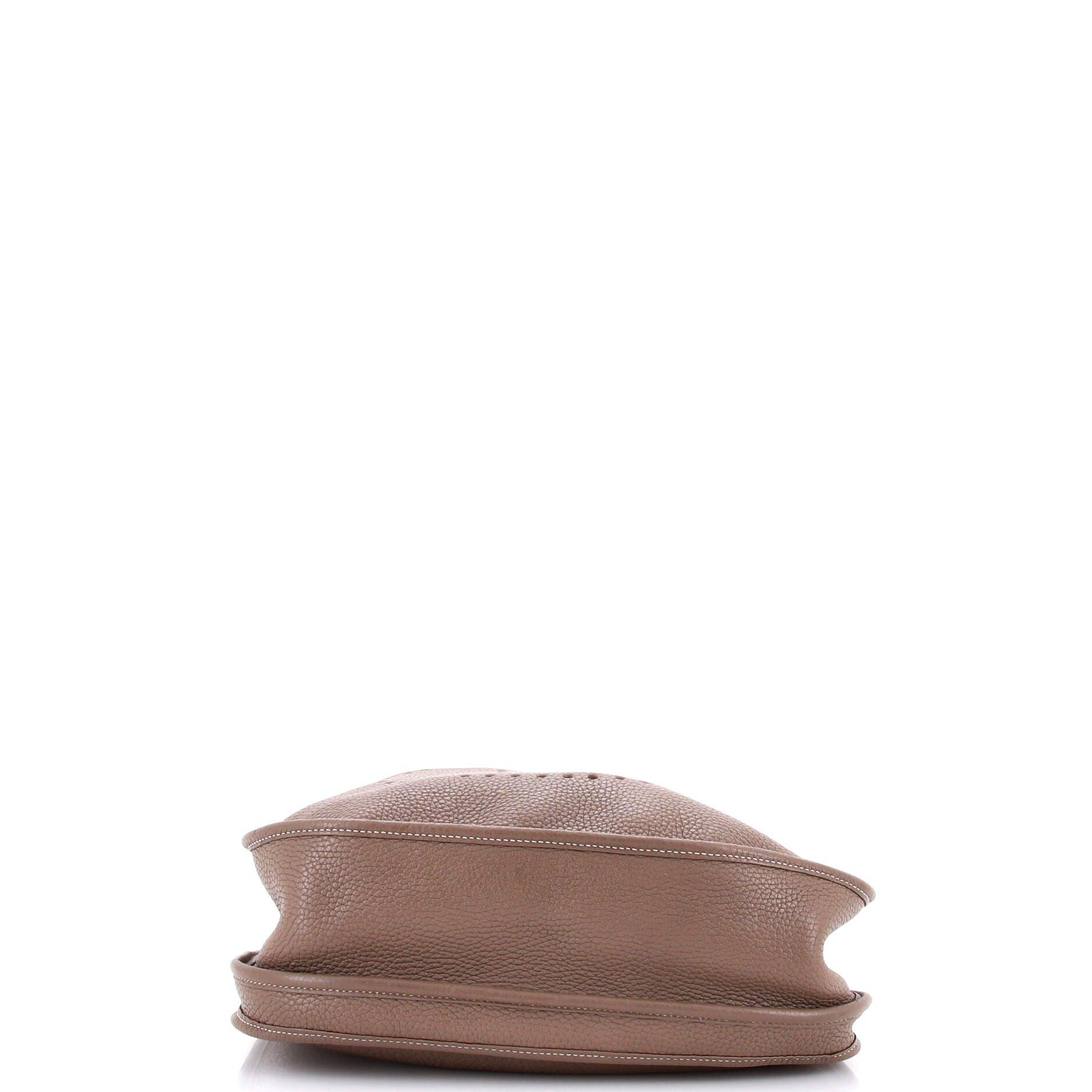 Pre-Owned Hermes Evelyne Bag Gen III Clemence PM, Alternate, color, Etoupe