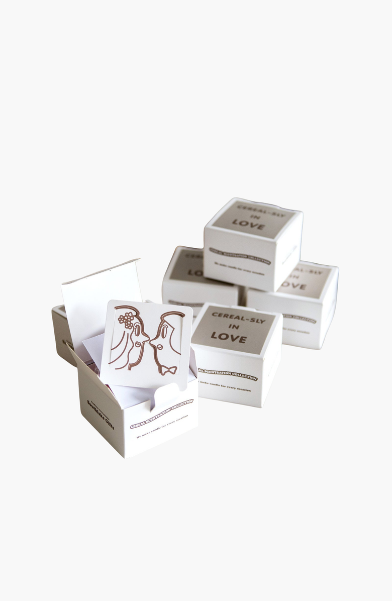 Southlake gifts Mini French Vanilla Cereal Bowl Scented Soy Aromatherapy Candles, Alternate, color, Multicolored