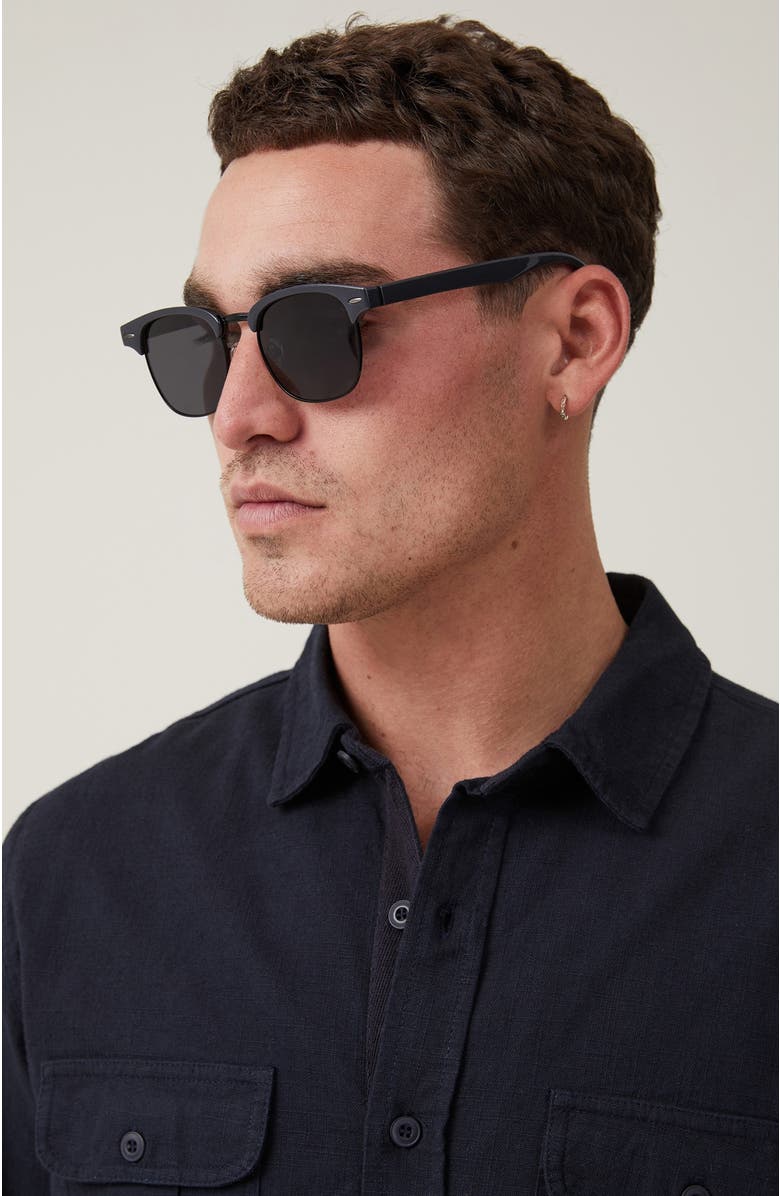 Cotton On Leopold Polarized Sunglasses, Alternate, color, 