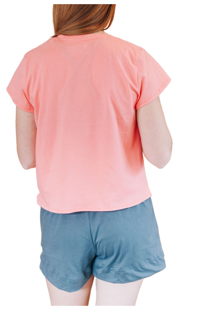 Yellowberry Bliss Cotton Short, Alternate, color, Pebble